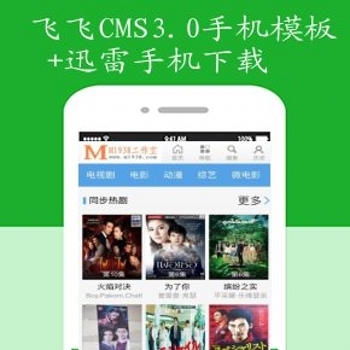 飞飞CMS3.0NO212手机模板含迅雷手机下载