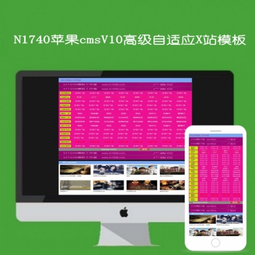 N1740苹果cmsV10高级自适应x站影视模板